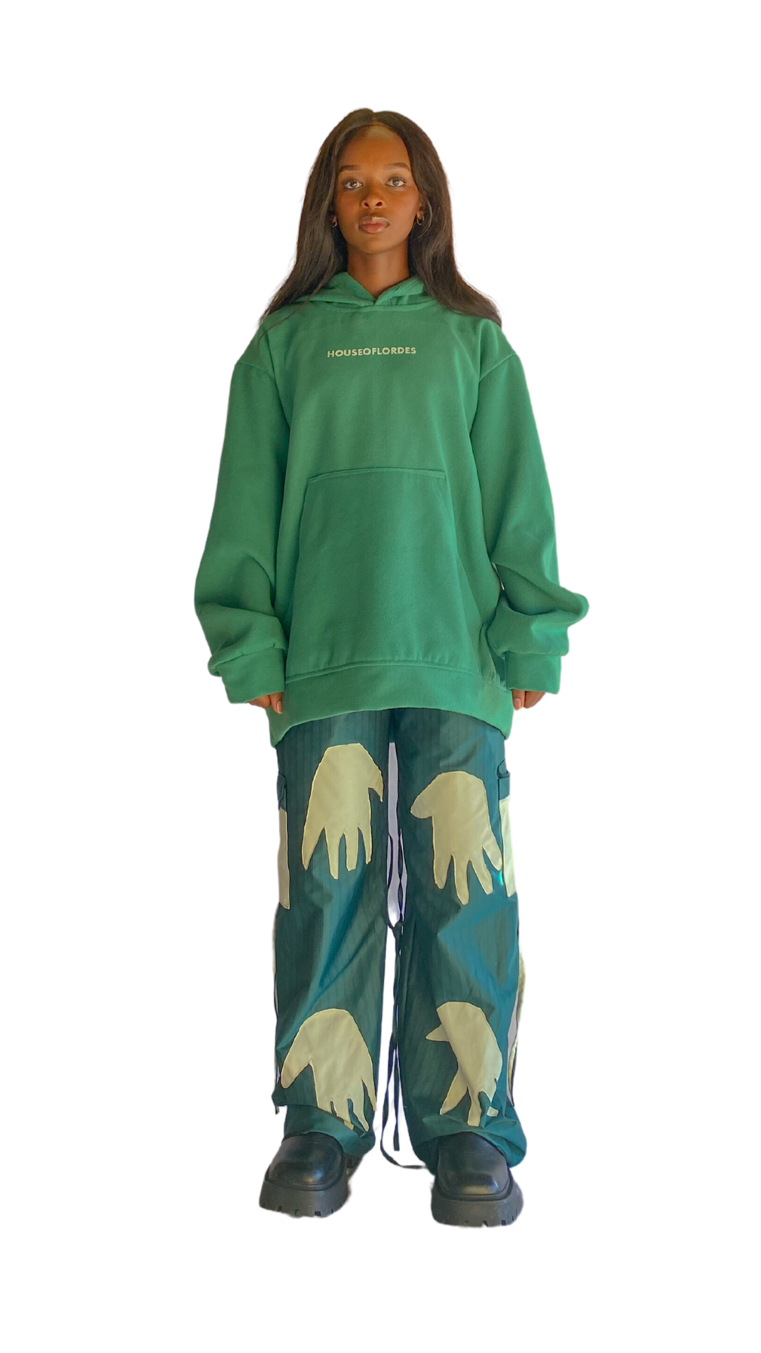 Hands of creation pants