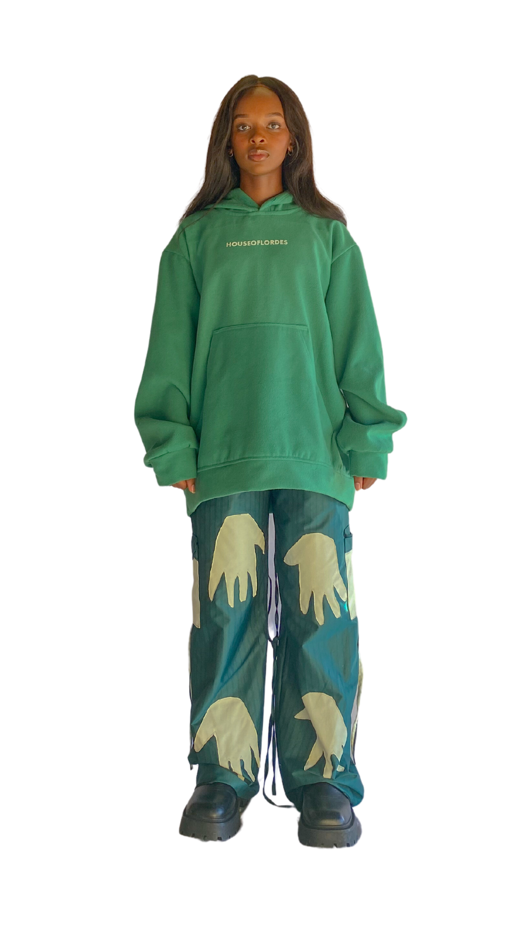 Hands of creation pants